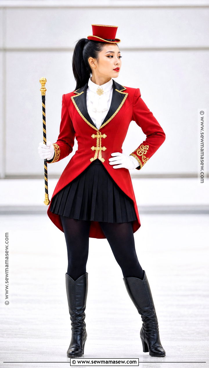 Ringmaster Costume With Red Tailcoat - 40 halloween costumes black hair