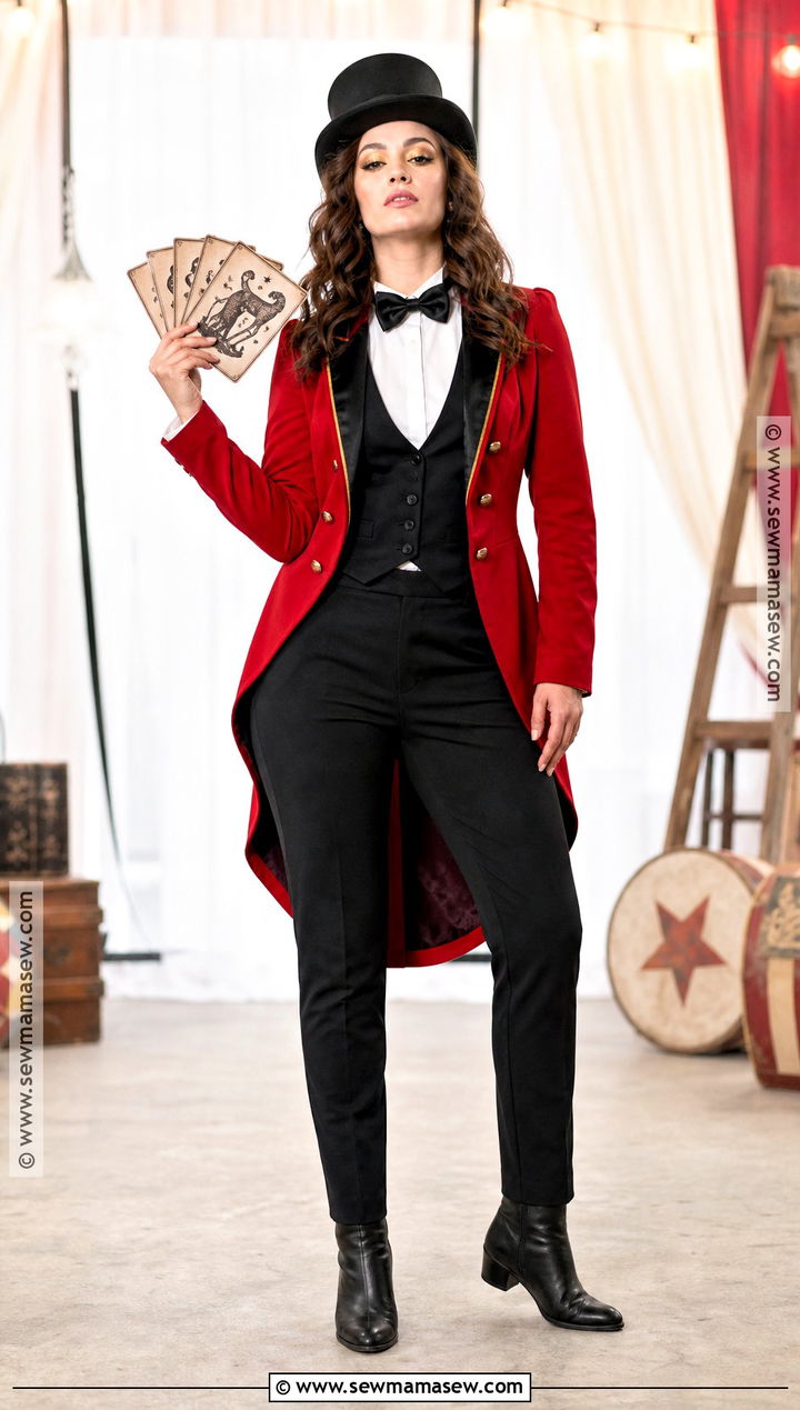 Ringmaster Tailcoat And Pants Costume - 30 Ring Master Costume Ideas for Women