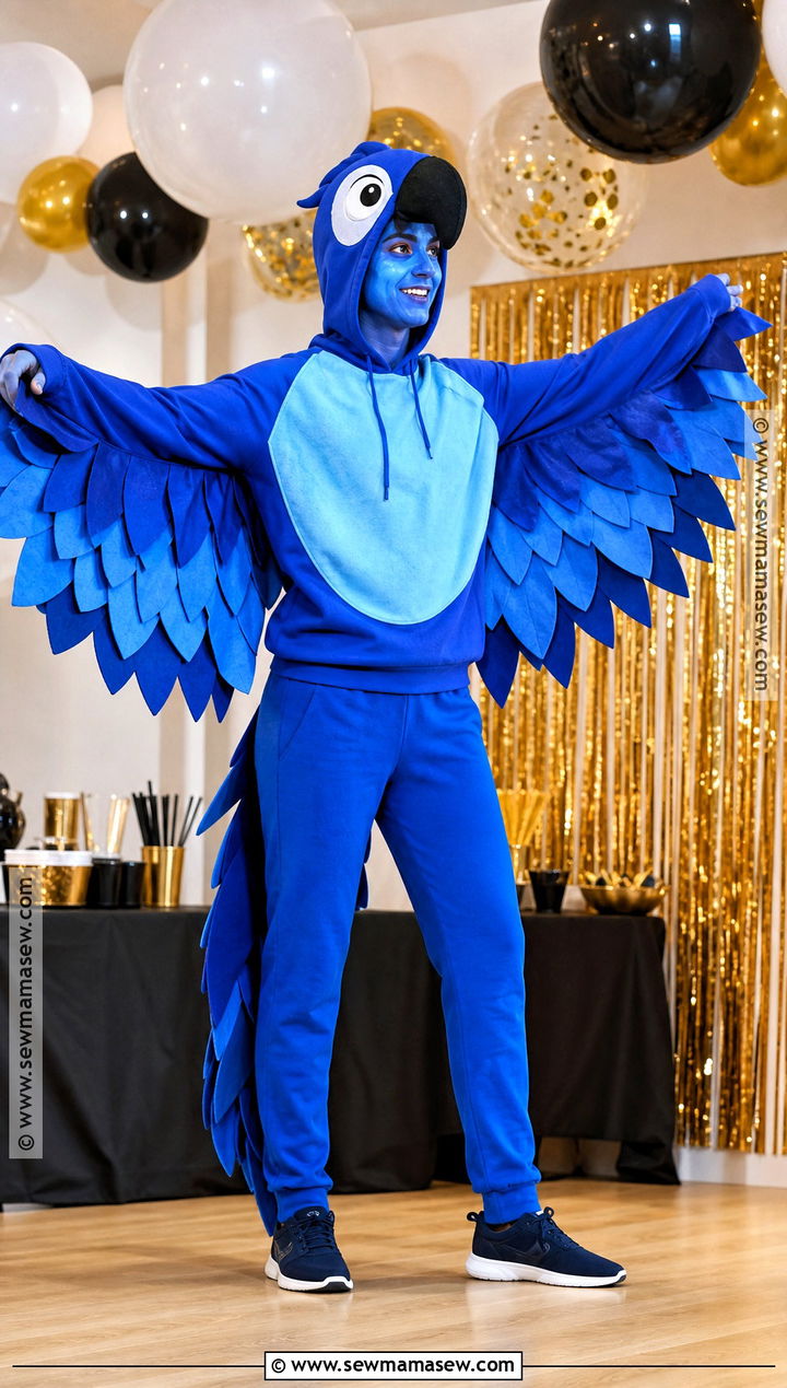 Rio Blu Costume With Blue Wings - 35 rio halloween costume ideas