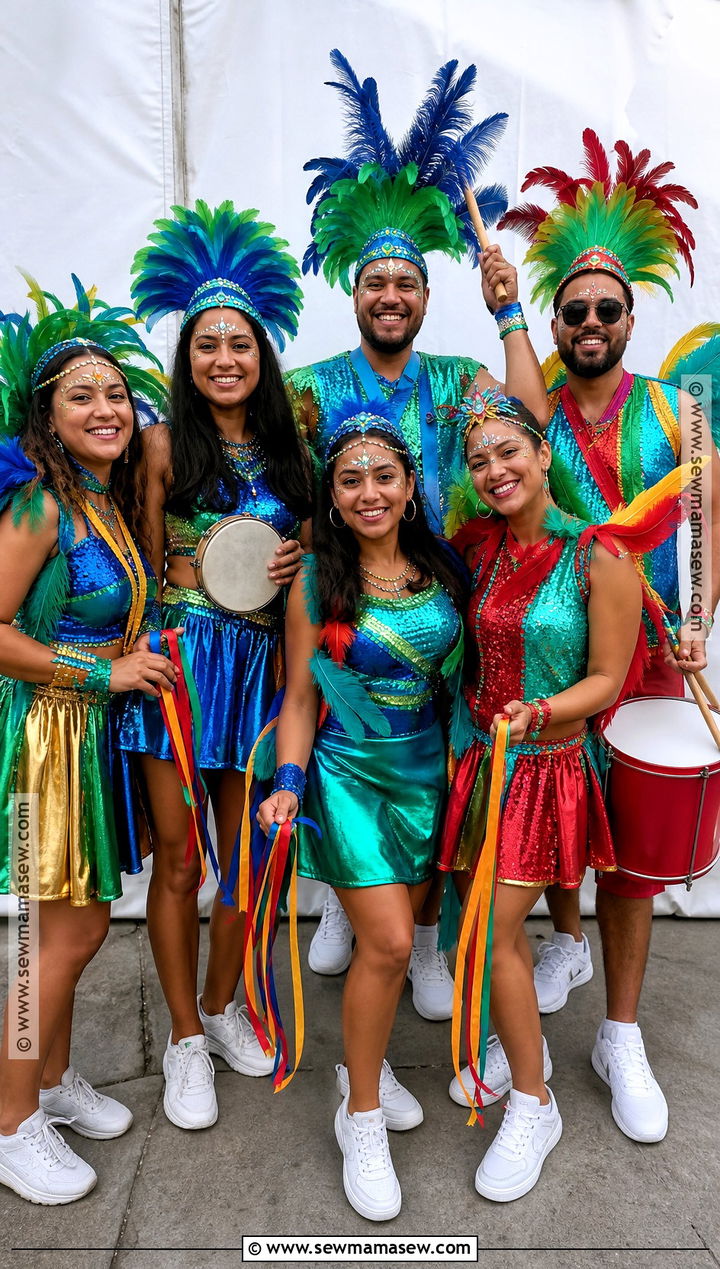 Rio Carnival Parade Group Costume - 35 rio halloween costume ideas