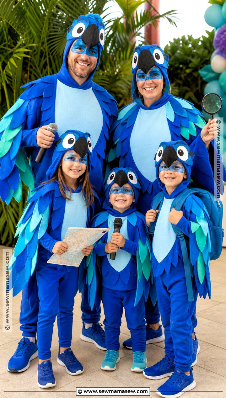 Rio Macaw Family Costume - 35 rio halloween costume ideas