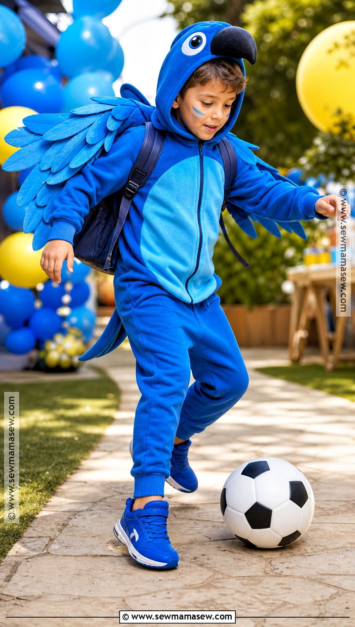 Rio Tiago Blue Macaw Costume - 35 rio halloween costume ideas