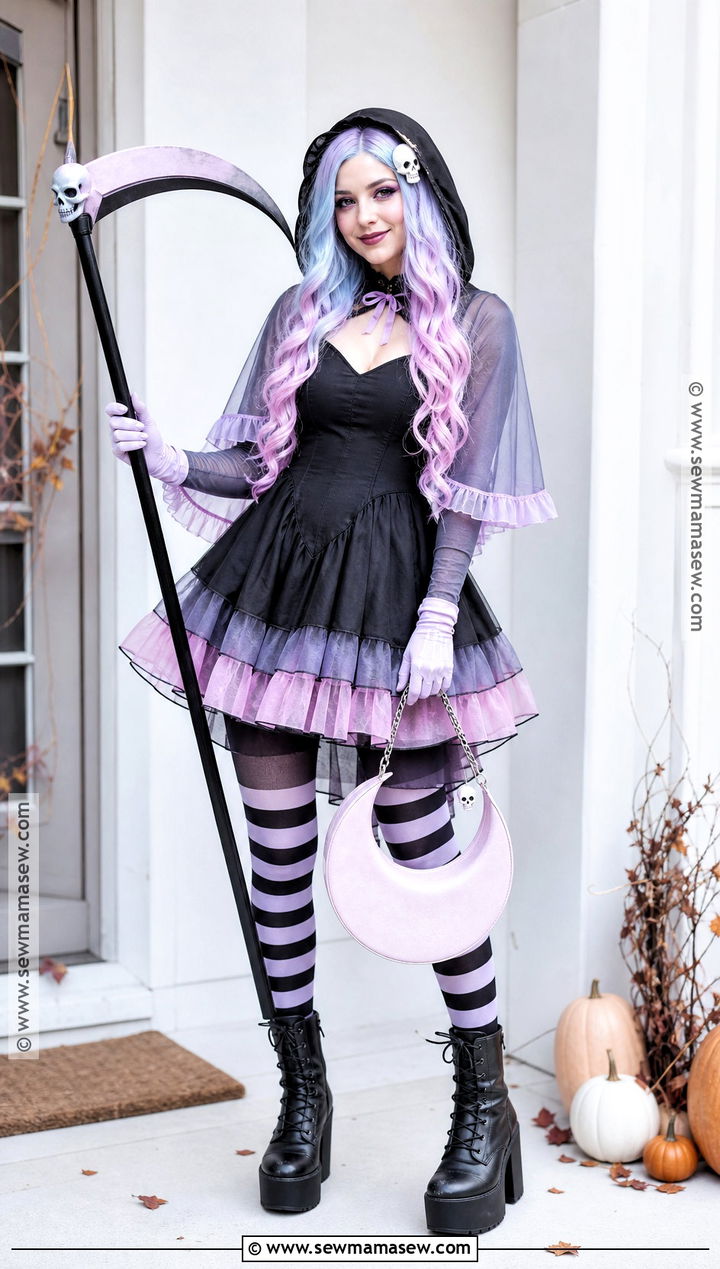 River Styxx Pastel Reaper Costume - 50 monster high halloween costumes