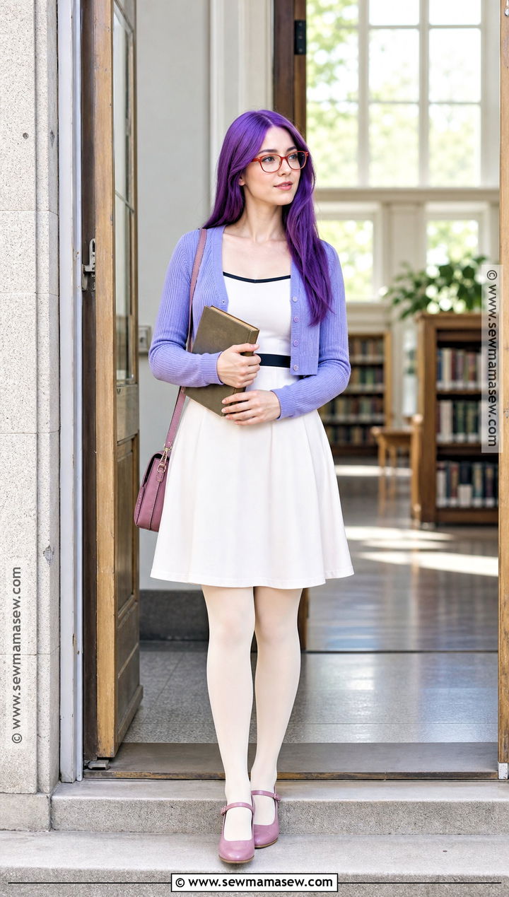 Rize White Dress And Blue Cardigan Cosplay - 30 Rize Tokyo Ghoul Cosplay Ideas