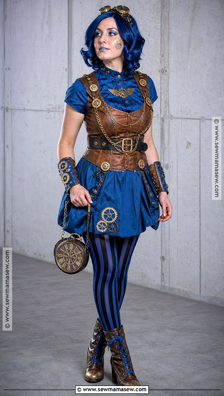 Robecca Steam Blue Robot Costume - 50 monster high halloween costumes