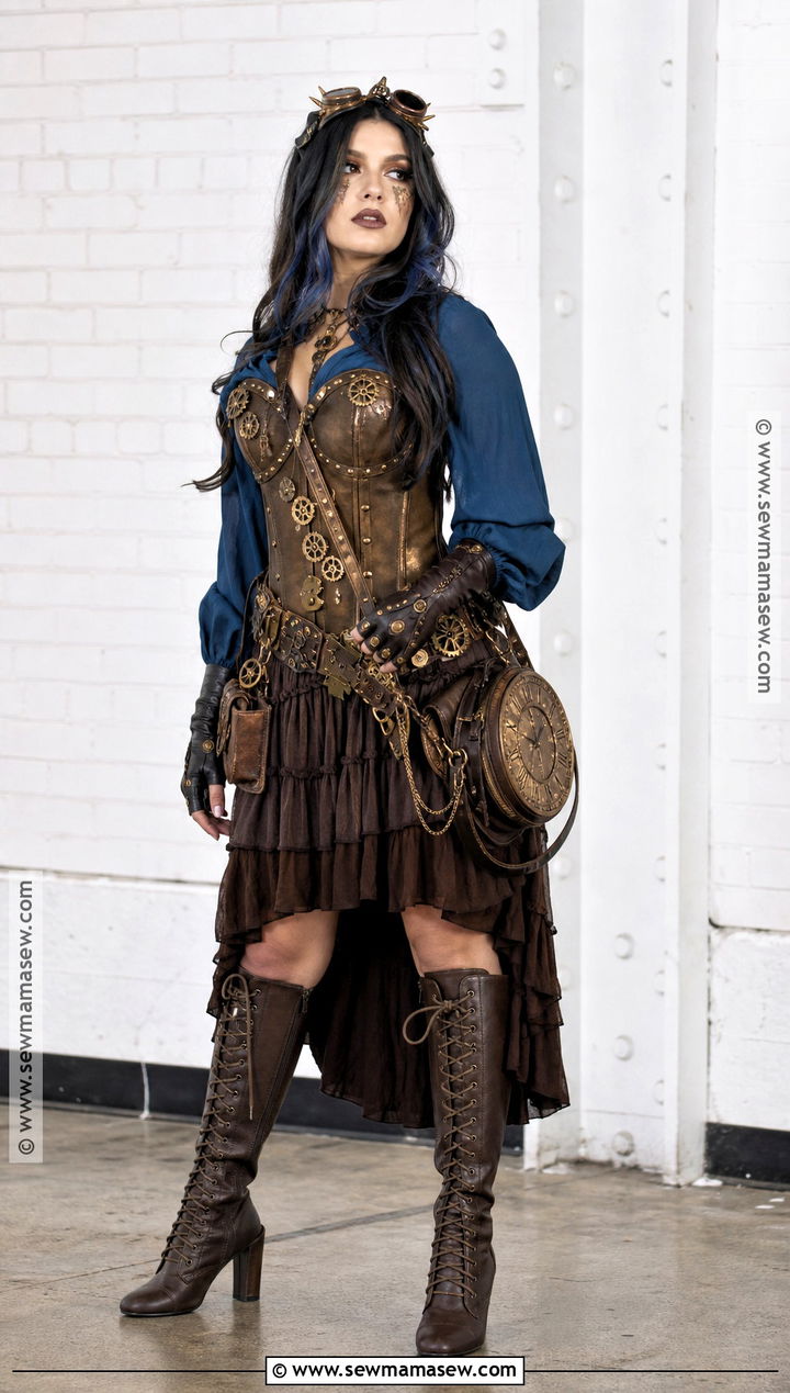 Robecca Steam Cosplay With Metallic Corset - 45 monster high cosplay ideas