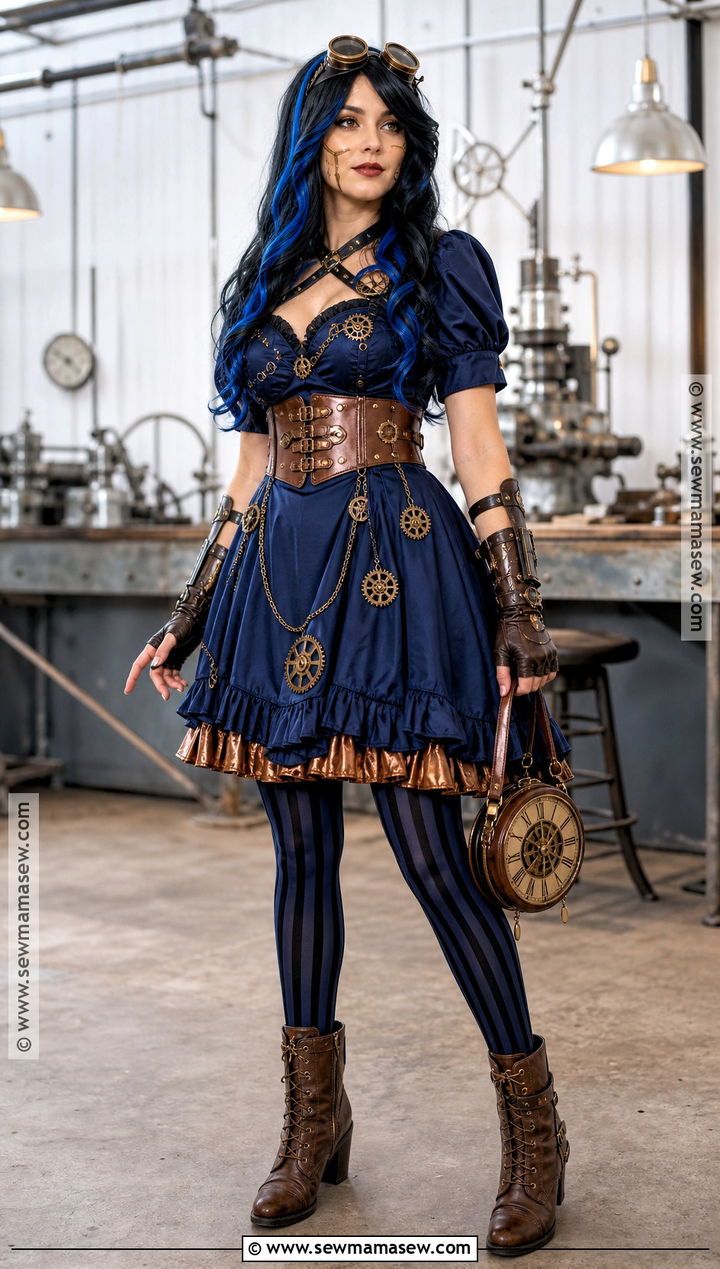 Robecca Steam Costume With Copper Dress - 35 monster high characters costumes