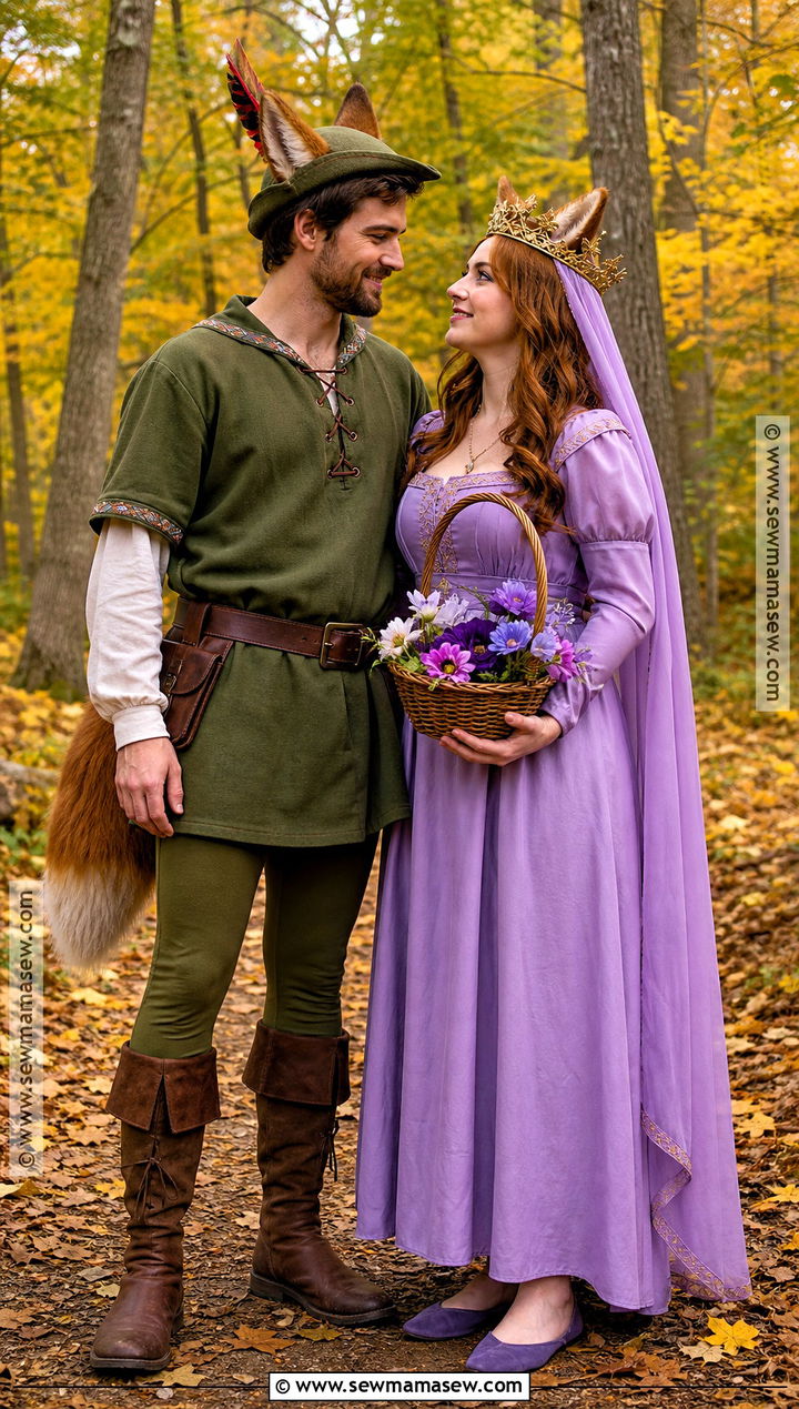 Robin Hood And Maid Marian Couple Costume - 40 disney couple costumes