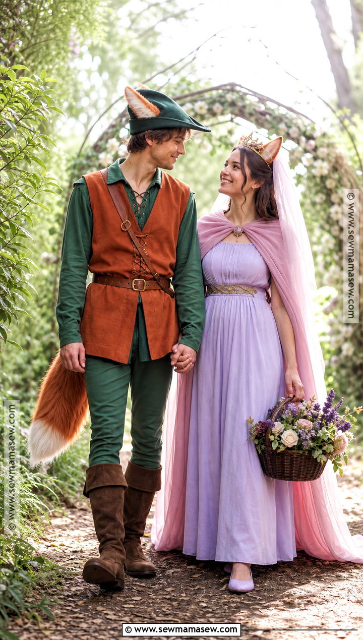 Robin Hood And Maid Marian Couple Costume - 30 Disney Halloween Costumes for Couples