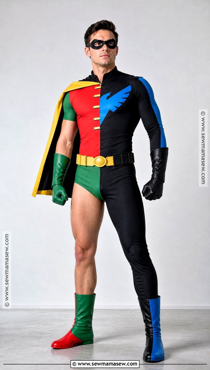 Robin To Nightwing Transition Costume - 35 night wing costume ideas