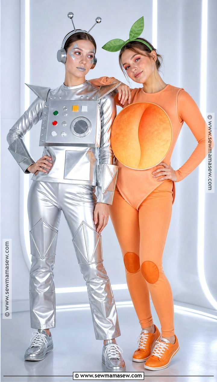 Robot And Apricot Costume - 50 rhyme without reason costume ideas