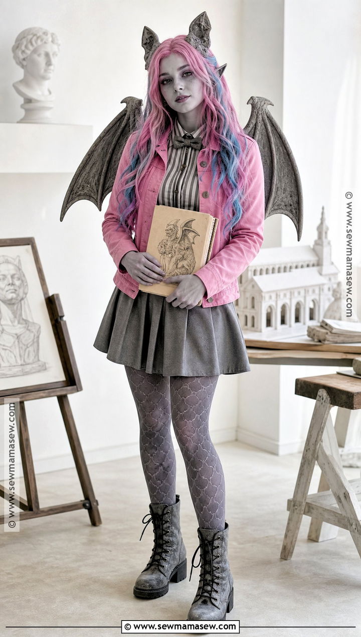 Rochelle Goyle Gray Gargoyle Costume - 50 monster high halloween costumes