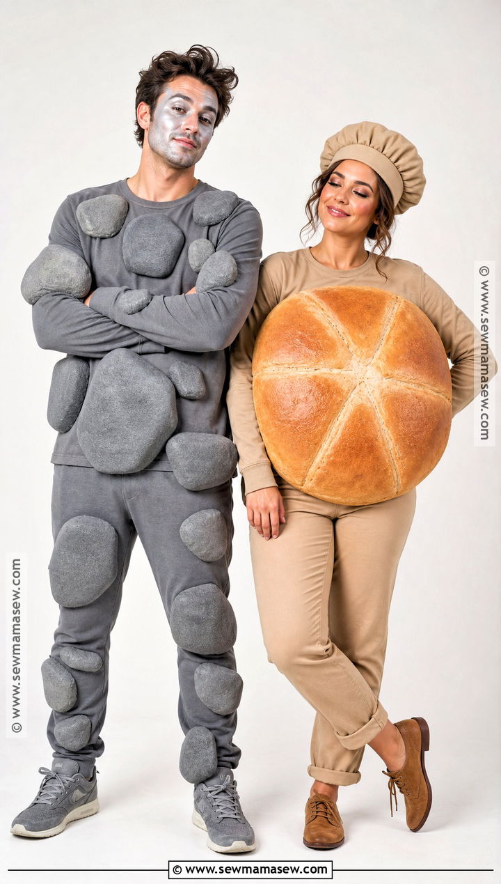 Rock And Roll Pun Couple Costume - 50 couple halloween costumes