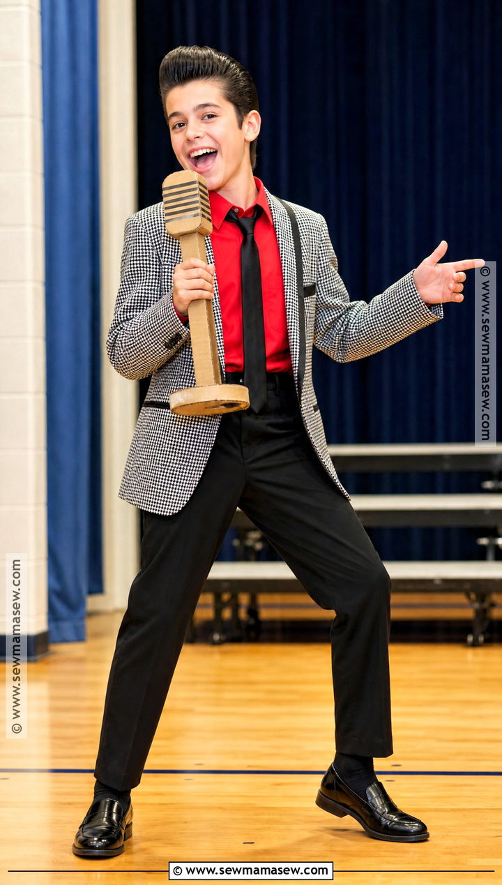 Rock And Roll Singer Costume - 30 50S Dress Up Day At School Ideas