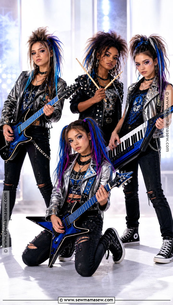 Rock Band Team Costume - 35 team costume ideas