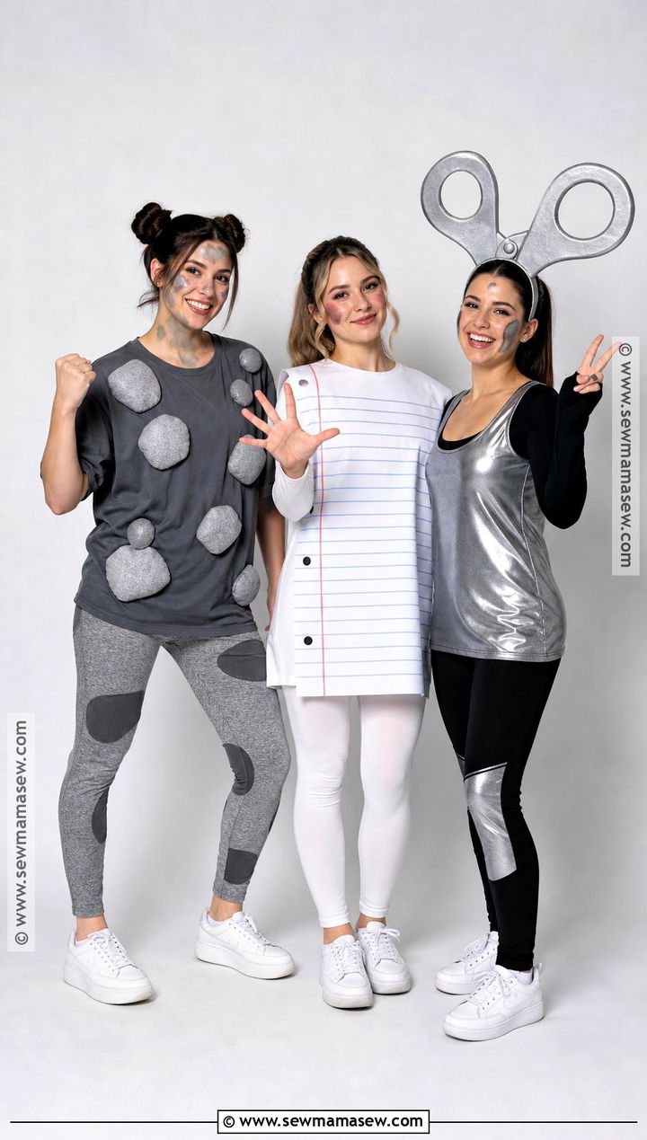 Rock Paper Scissors Group Costume - 30 costumes funny