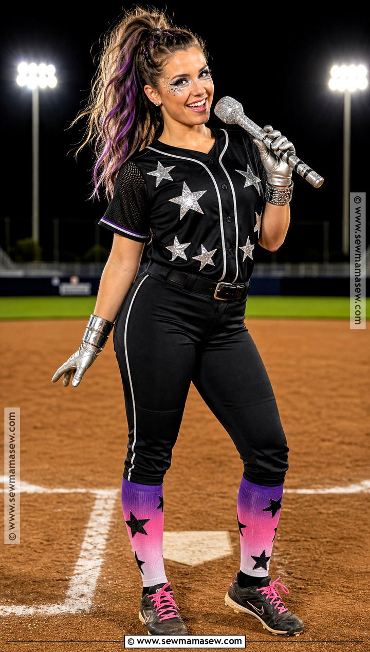 Rock Star Softball Costume - 30 softball halloween costumes
