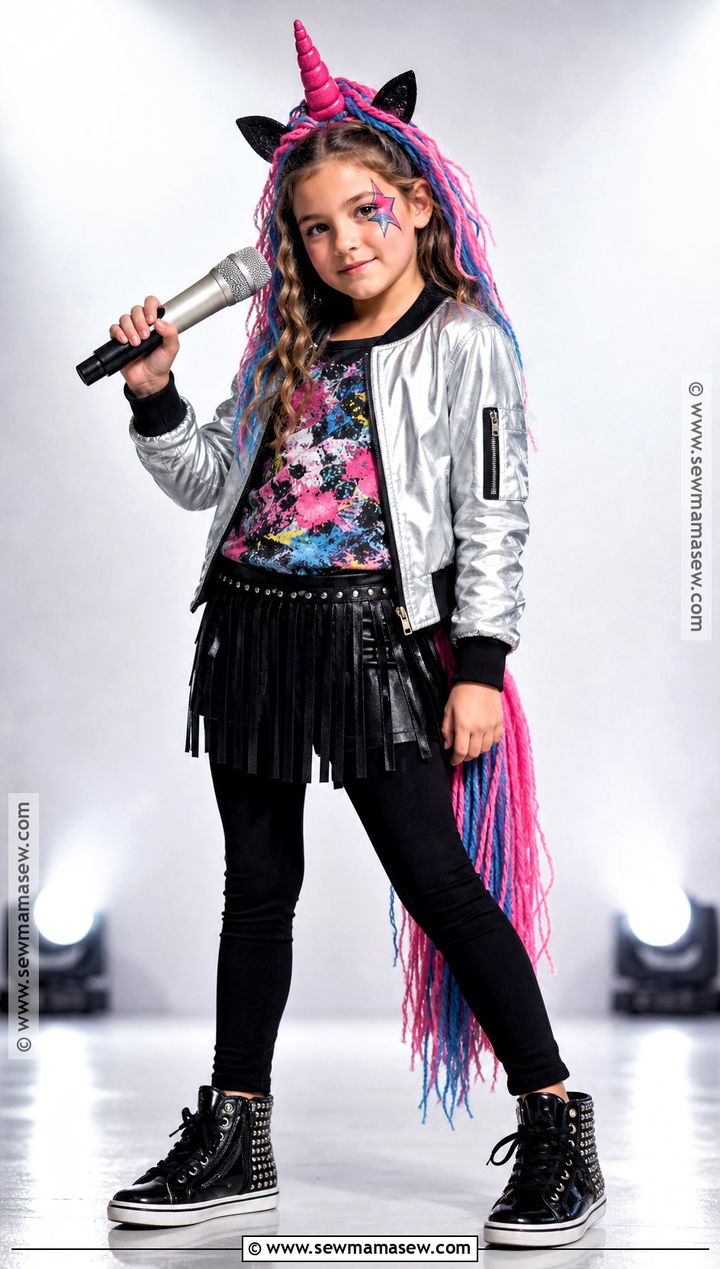 Rock Star Unicorn Costume - 30 unicorn costume ideas for kids
