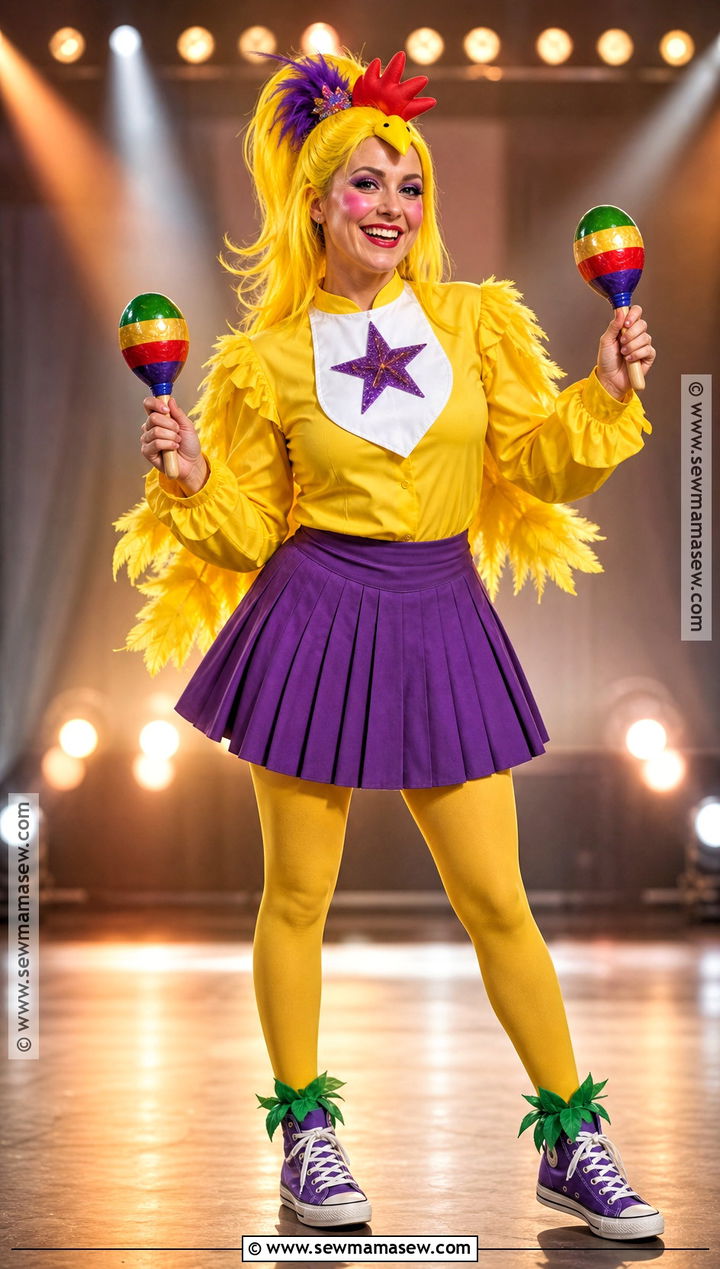 Rockstar Chica Costume With Maracas - 30 Chica Halloween Costume Ideas