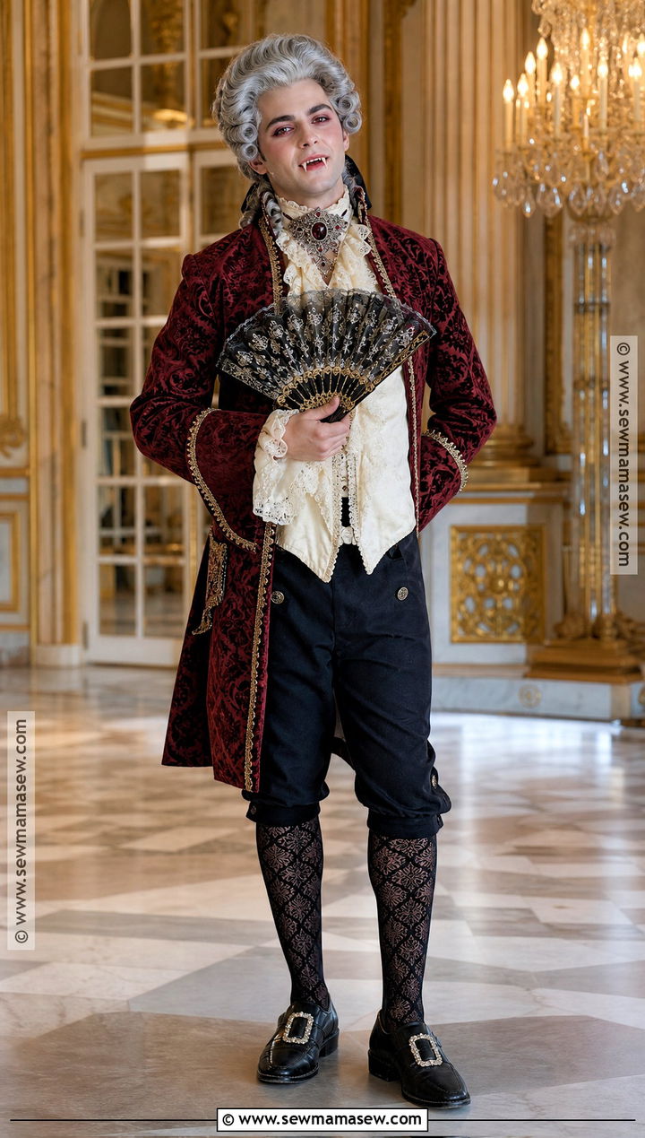 Rococo Vampire Costume - 30 vampire costume outfit ideas