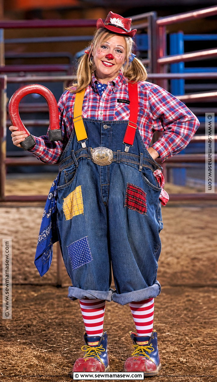 Rodeo Clown Country Costume - 30 Country Halloween Costumes