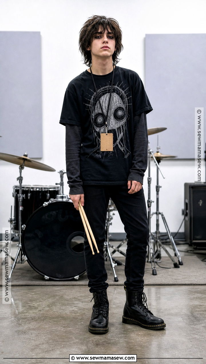 Rodrick Heffley Band Costume - 35 diary of a wimpy kid costume ideas