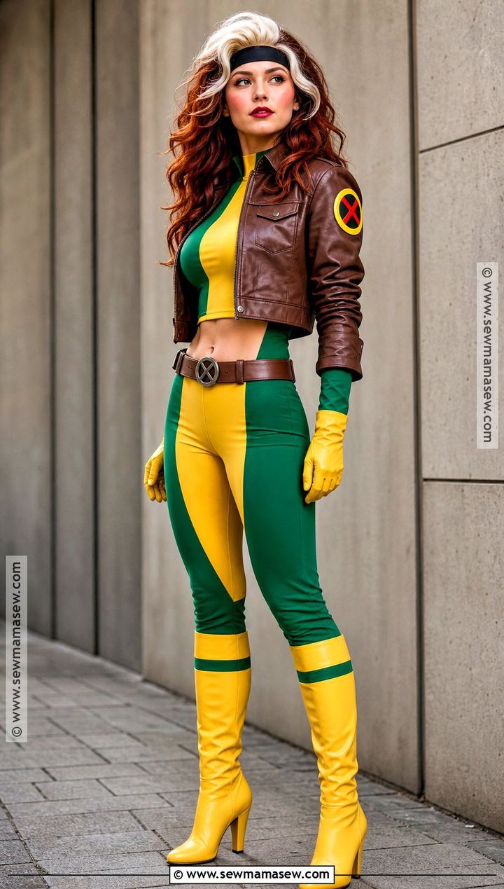 Rogue Costume With Green Jacket - 30 superhero costumes for women