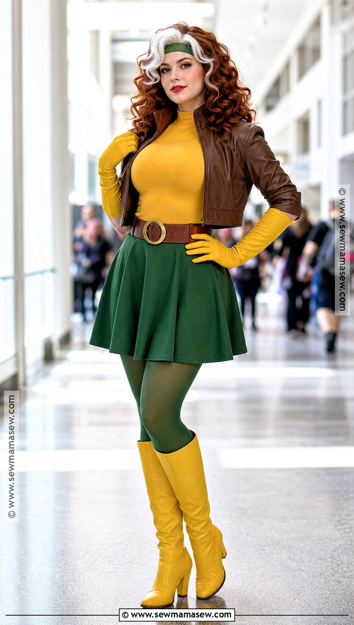 Rogue Costume With Skirt And Tights - 30 rogue costume ideas