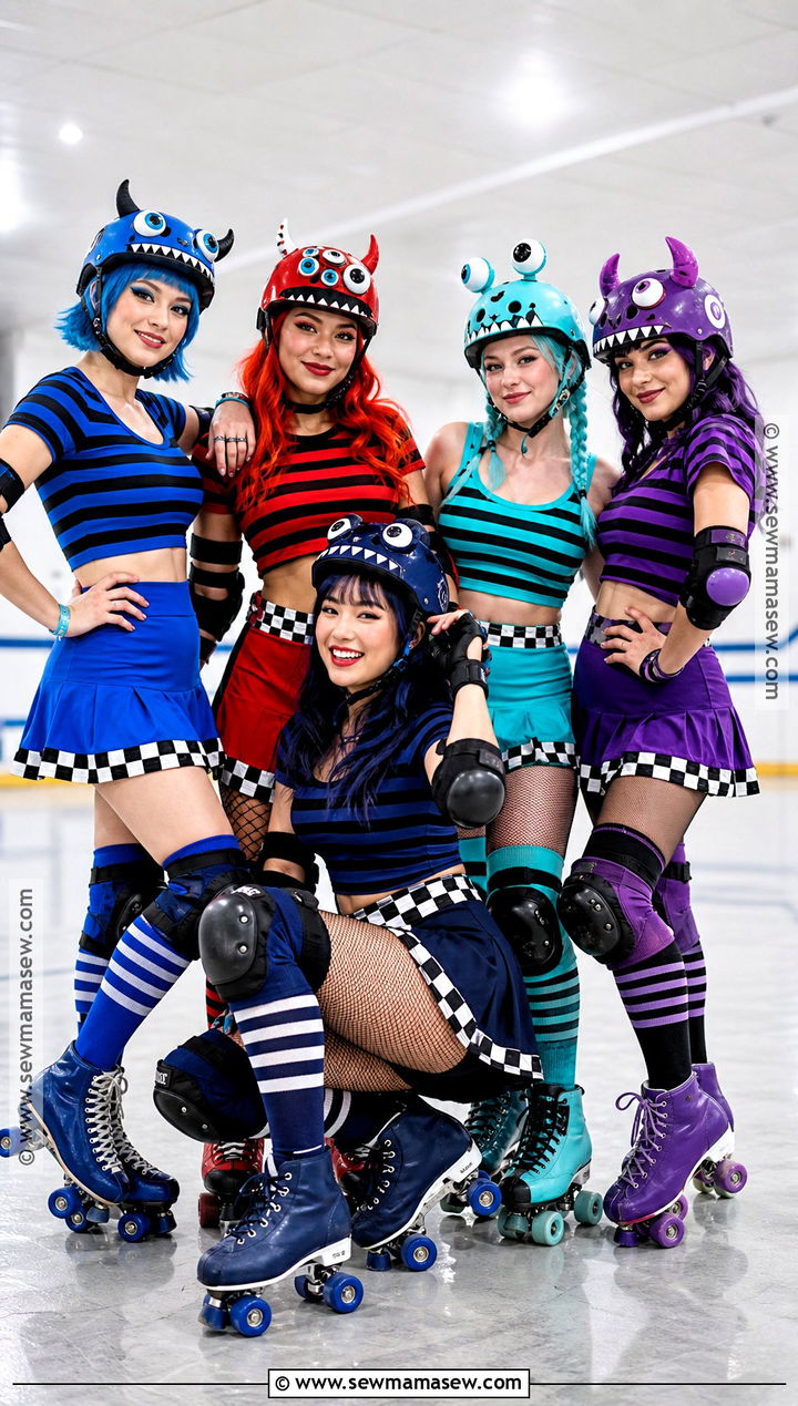 Roller Maze Monster High Group Costume - 35 Monster High Group Costume Ideas