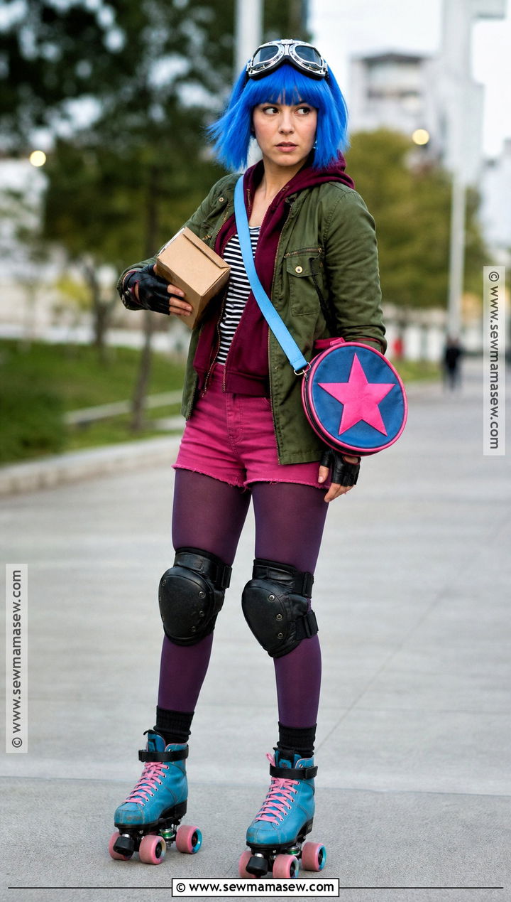 Roller Skate Ramona Flowers Courier Cosplay - 35 Ramona Flowers Cosplay Ideas