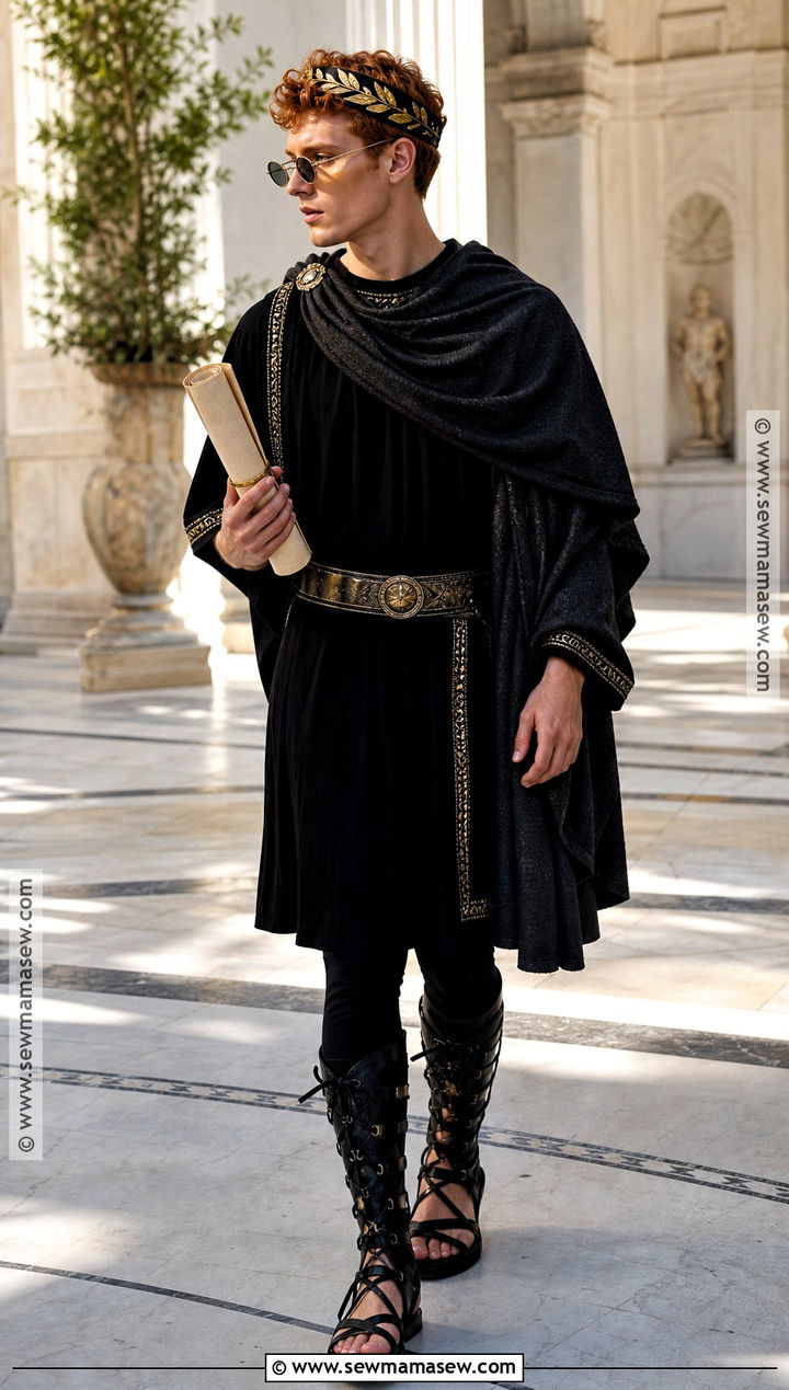 Roman Crowley Cosplay With Laurel Crown - 30 crowley cosplay ideas