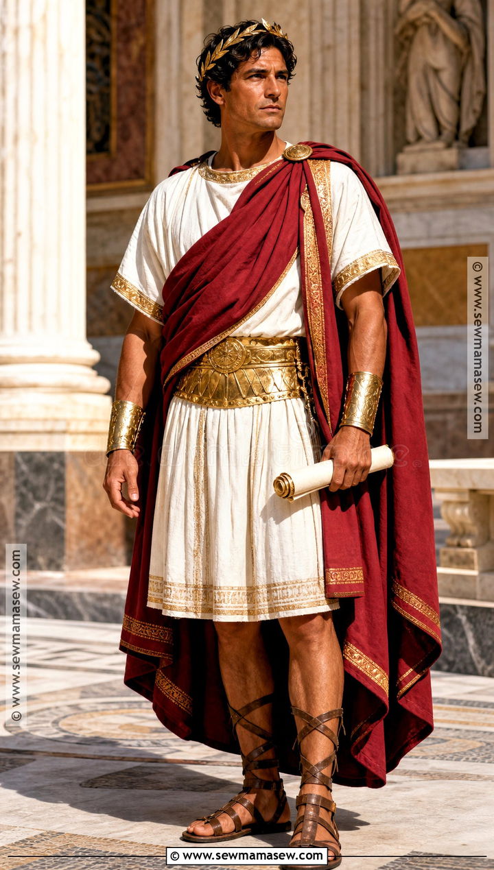 Roman Emperor Costume - 45 male halloween costumes