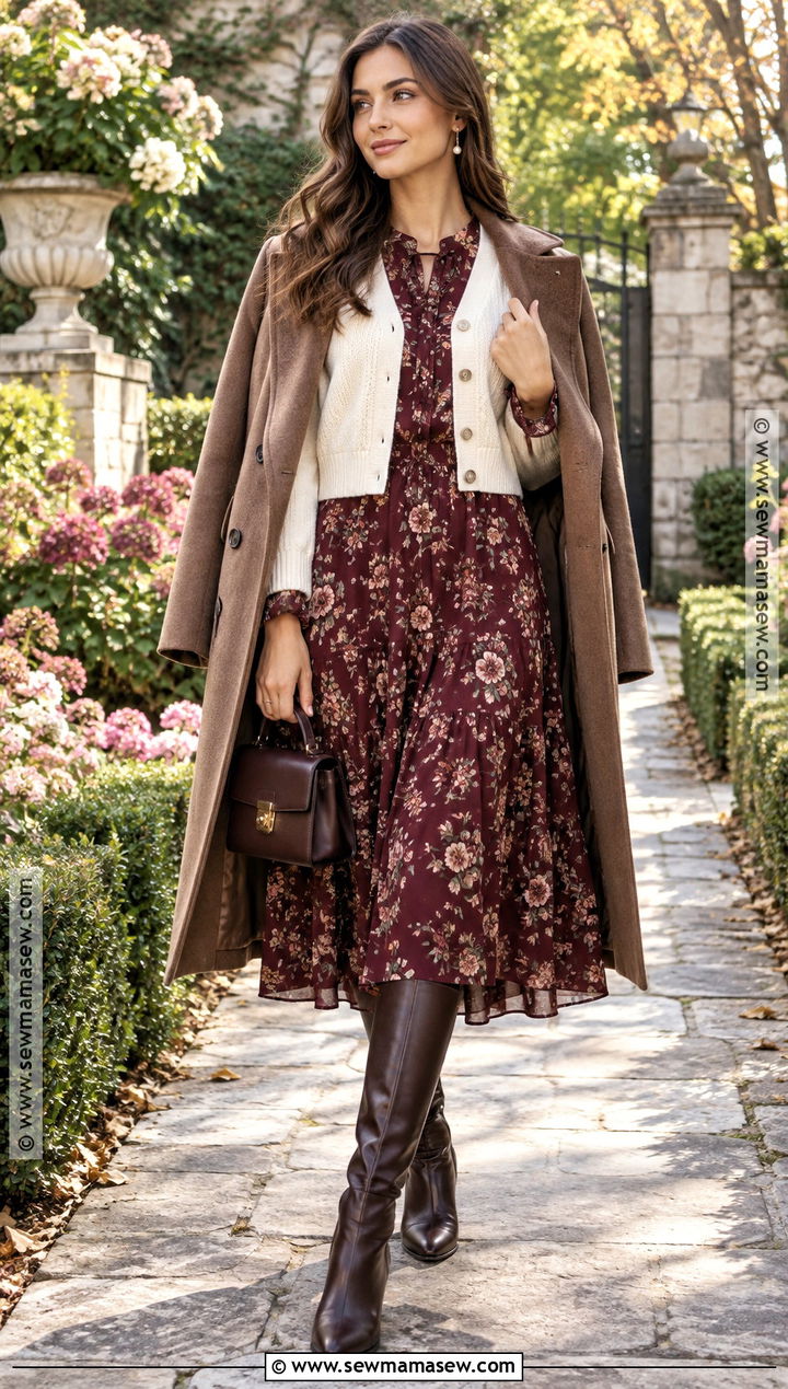 Romantic Fall Outfit - 25 fall fashion aesthetic ideas