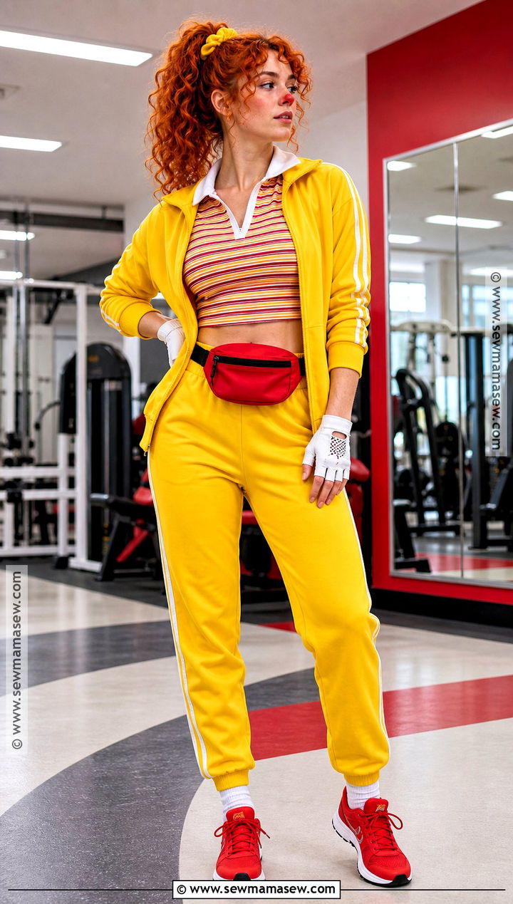 Ronald McDonald Athleisure Costume - 30 Ronald Mcdonald Costume Ideas for Women