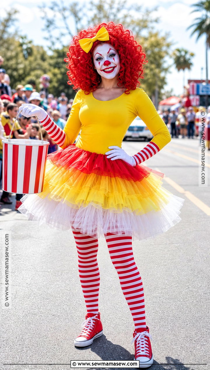 Ronald McDonald Tutu Costume - 30 Ronald Mcdonald Costume Ideas for Women