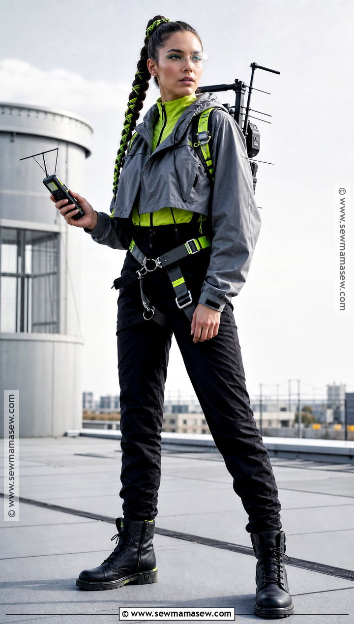 Rooftop Signal Scout Cyberpunk Cosplay - 35 cyberpunk cosplay ideas