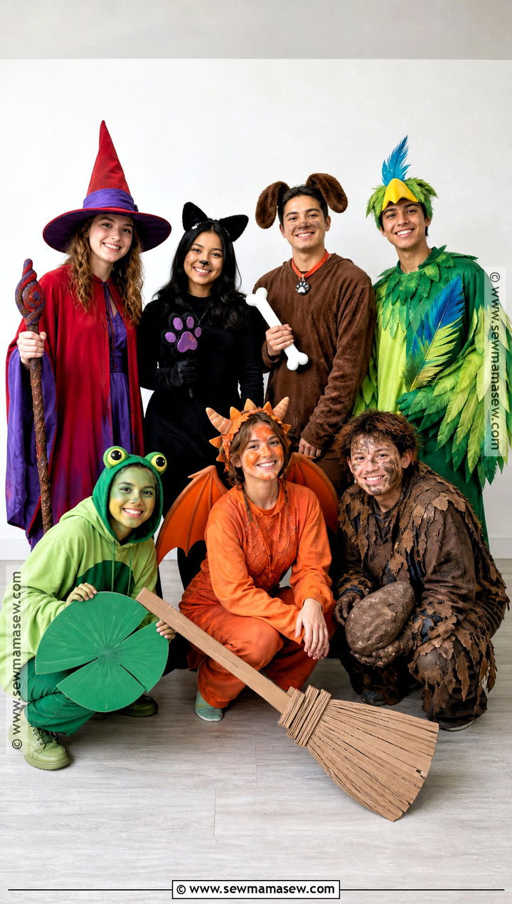 Room on the Broom Group Costume - 30 room on the broom costume ideas