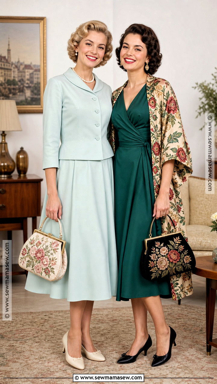 Rose And Blanche Retro Costume - 35 blonde and brunette duo costumes