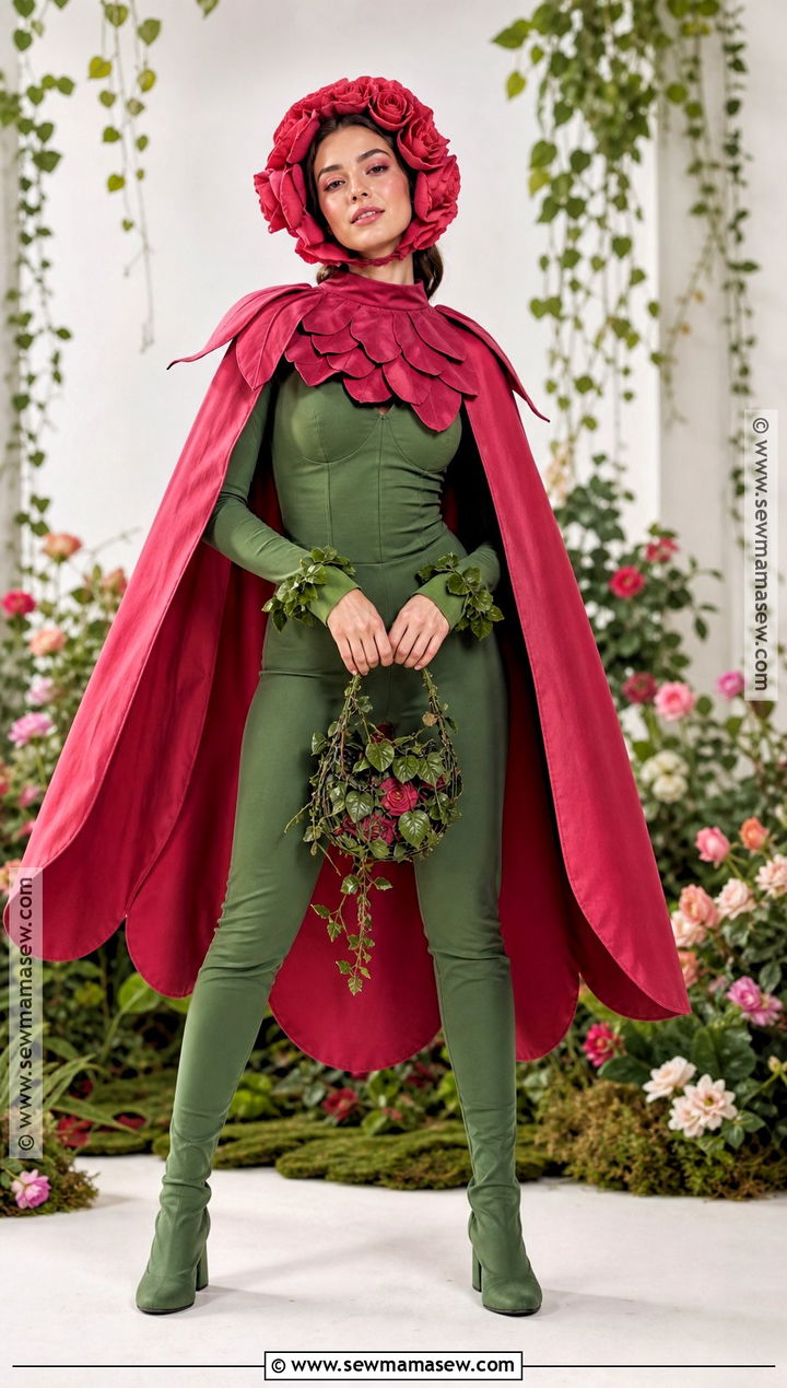 Rose Cape Costume - 30 rose costume ideas