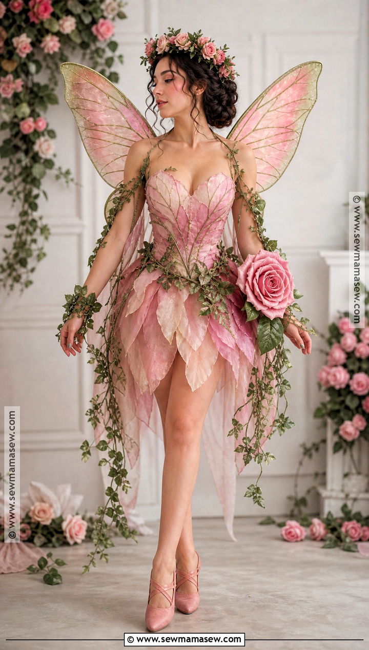 Rose Fairy Costume - 50 fairy costume ideas
