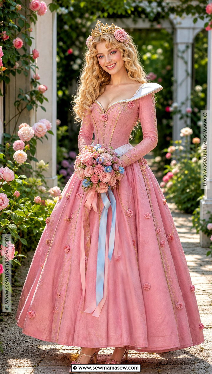 Rose Garden Aurora Costume - 35 Aurora Sleeping Beauty Costume Ideas