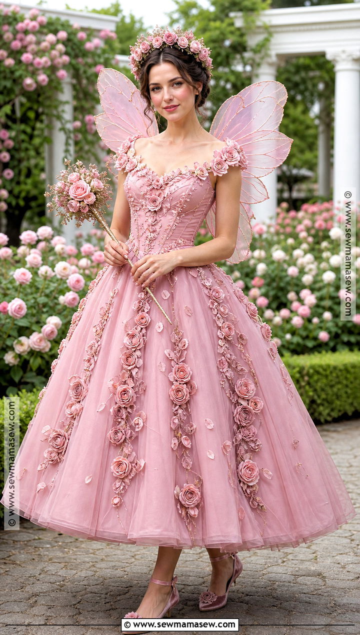 Rose Garden Fairy Princess Costume - 30 fairy princess costume ideas