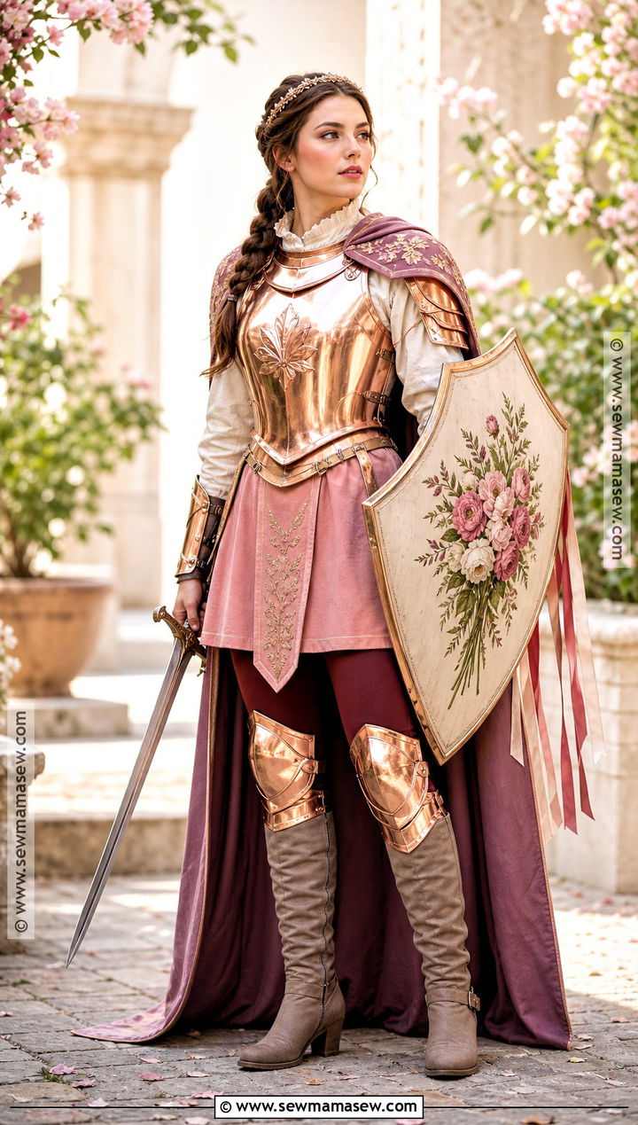 Rose Gold Knight Costume - 45 knight costume ideas
