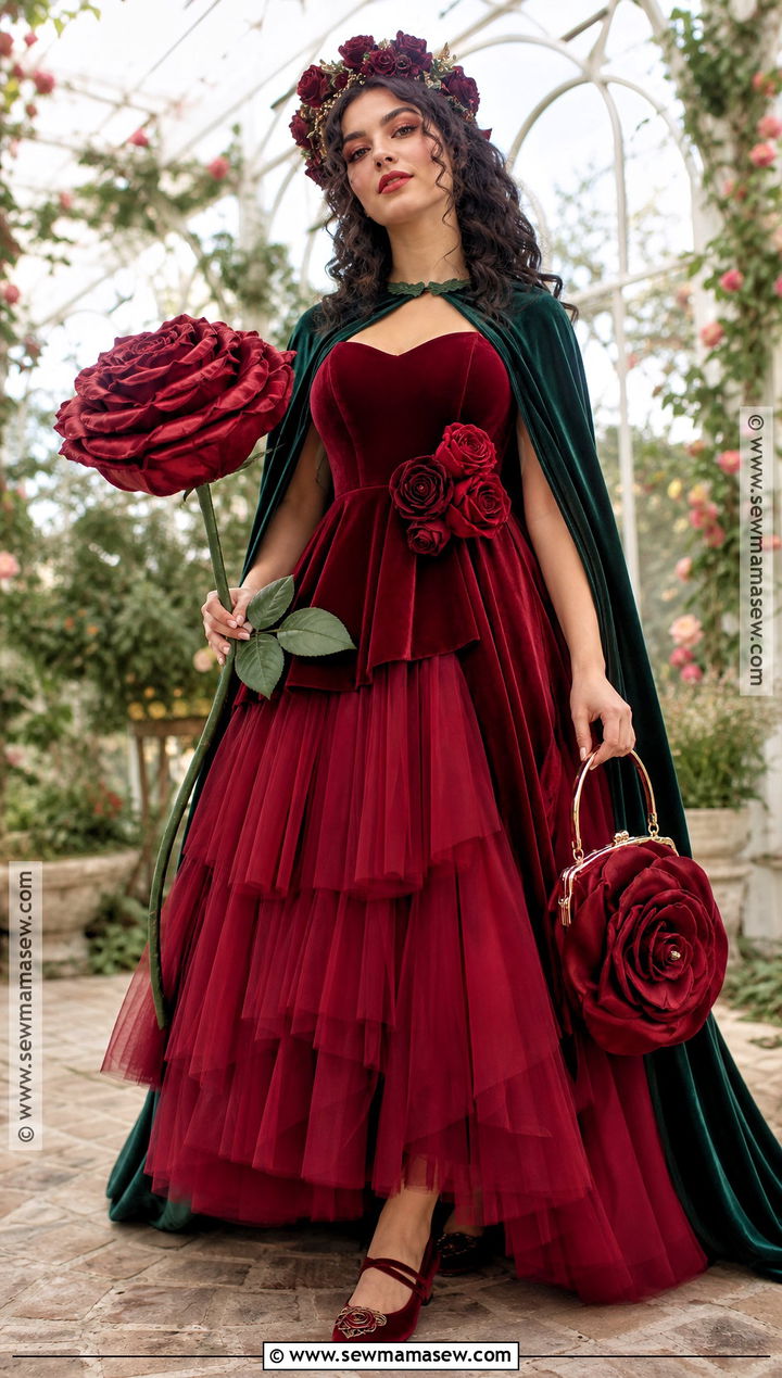 Rose Princess Costume - 50 princess costume ideas