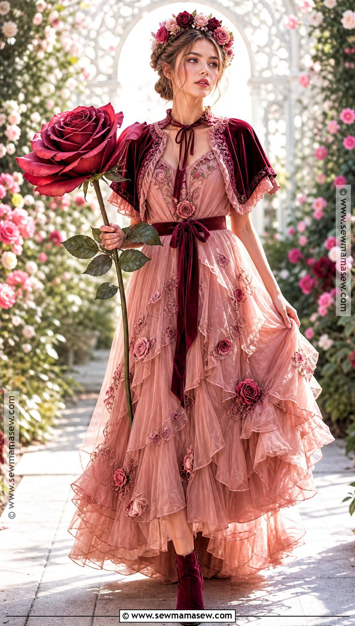 Rose Princess Halloween Costume - 30 pretty halloween costumes for women
