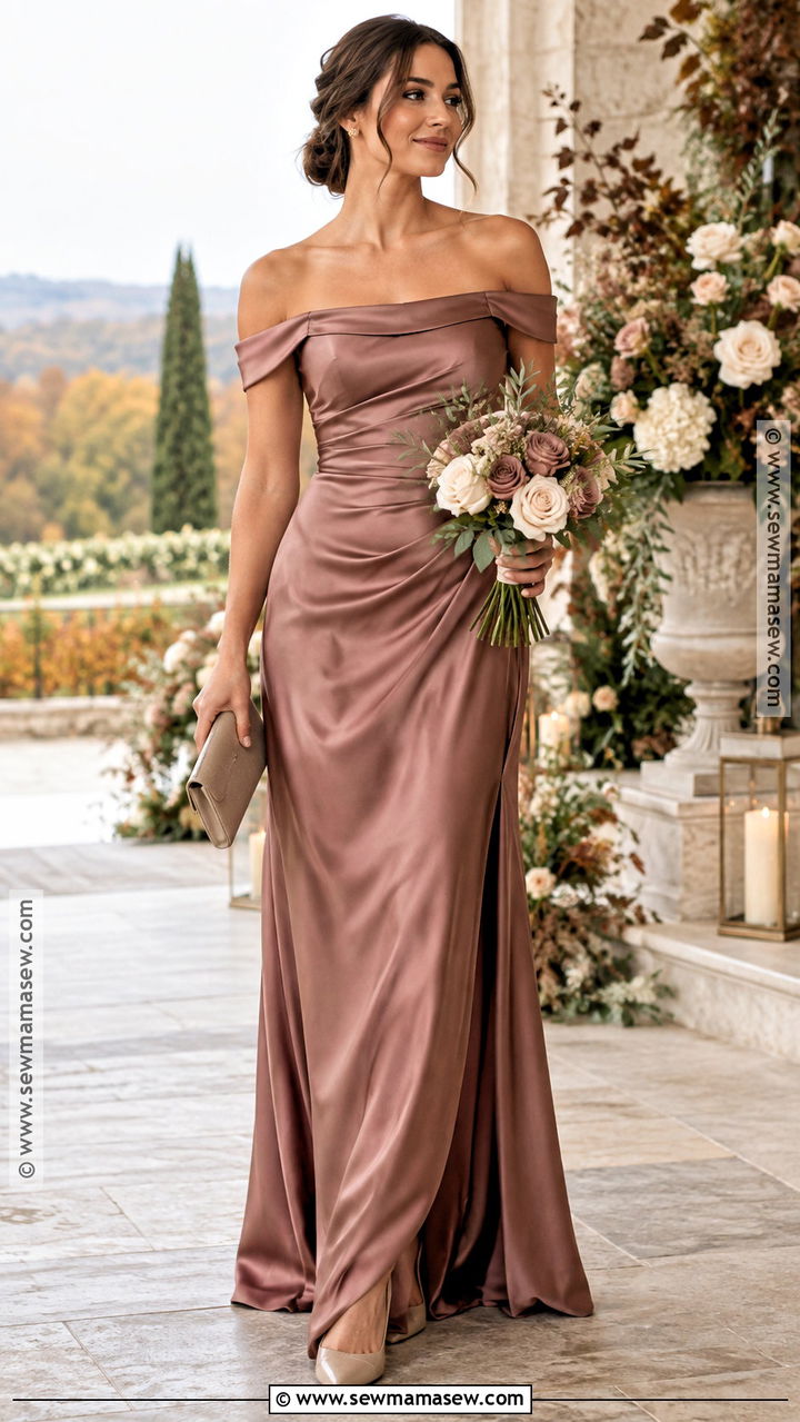 Rosewood Bridesmaid Dress - 20 fall colored bridesmaid dresses