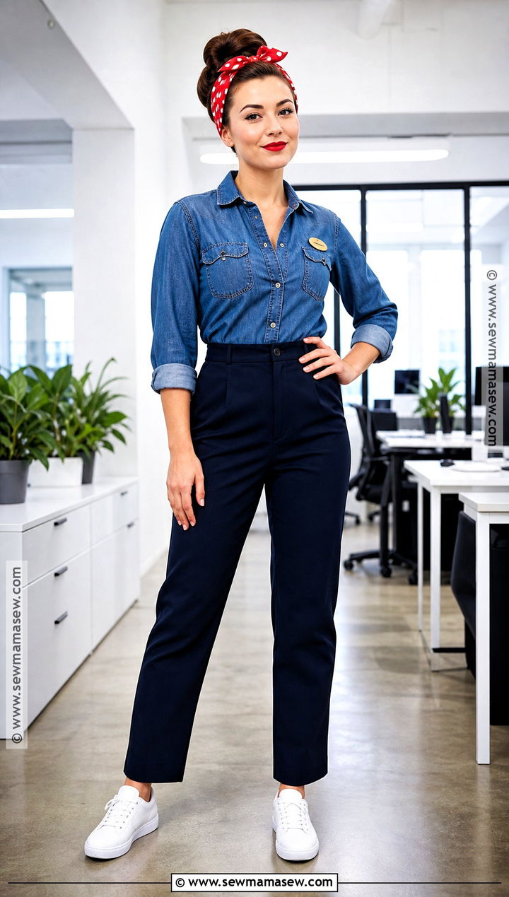 Rosie The Riveter Costume - 35 work costume ideas