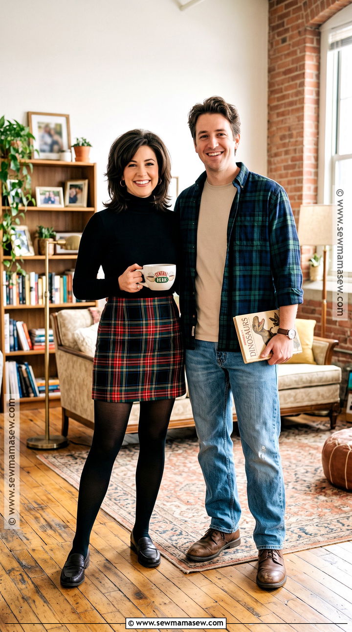 Ross And Rachel Friends Couple Costume - 30 90S Costume Ideas for Couples