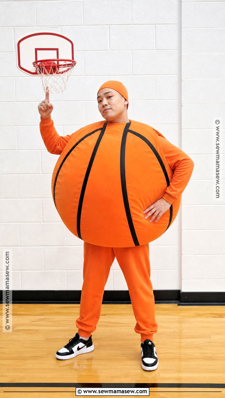 Round Basketball Costume - 30 basketball costume ideas