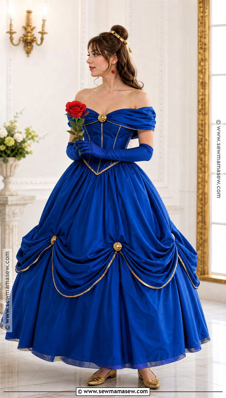 Royal Blue Belle Costume - 50 belle costume ideas